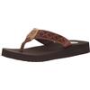 Yellow Box Women's Benji Wedge Sandal, dk Brown, 9 M US