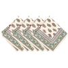 Threadmade Elrene Home Fashions Nomad Harvest Block Print Fall/Ringraziamento tovaglioli, 43,2 x 43,2 cm, set di 4