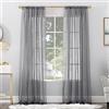 No. 918 Mallory - Tenda a pannello trasparente, 150 x 213 cm, colore: Grigio