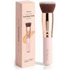 Lamora Pennello Fondotinta Liquido Trucco Cipria - Pennello Flat Top Kabuki Viso, Perfetto Per Foundation, Crema Minerale, Polvere - Setole Sintetiche Di Qualità Professionale