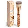 Lamora Pennello Fondotinta Liquido Trucco Cipria - Pennello Kabuki Viso, Perfetto Per Crema Minerale, Foundation, Polvere, Bronzer, Fard, Illuminante - Setole Sintetiche Di Qualità Professionale