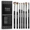 Lamora Pennelli per Trucco Occhi Professionali - Make Up Kit di Pennelli per Ombretti, Eyeliner, Sfumato - La Miglior Scelta di Pennelli Essenziali di 7 Pezzi - Matita, Ombretto, Conico, per Definire