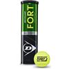 Dunlop Sports DUNLOP Fort All Court Palline da tennis per terra battuta, cemento ed erba (1x4 Tin)