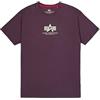 Alpha Industries Basic T ML da Uomo Plum S