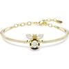 Swarovski Braccialetto Idyllia, Taglio misto, Ape, Multicolore, Placcato color oro