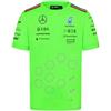 Mercedes AMG Petronas F1 Uomo 2024 Team Set Up Tshirt - Verde - Taglia: L