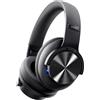 Picun Cuffie Bluetooth B8, 120 ore di riproduzione, cuffie wireless Bluetooth con 3 modalità di equalizzazione, bassa latenza, chiamate in vivavoce, cuffie over-ear per viaggi, casa,