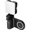 Logilink AA0173 - Maniglia magnetica per smartphone con luce LED, scatto fotocamera, compatibile con MagSafe