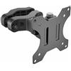 VIVO MOUNT-POLE01 Staffa universale in acciaio per montaggio su palo con piastra VESA rimovibile da 75 mm e 100 mm, compatibile con schermi fino a 30, nero