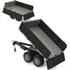 JAMARA 423282 ribaltabile nero per trattore RC 1:16 - Accessori agricoli, allegato, plug RC, idea regalo per bambini, piano di carico Manuel su/giù, plastica robusta