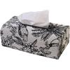 SLHEQING Porta Fazzoletti, Scatola per Fazzoletti di Carta Tessuta Jacquard, Fazzoletti di carta Box Rettangolare per Sala da Pranzo Camera da Letto Ufficio Hotel