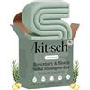 Kitsch Veg - Barretta di shampoo naturale volumizzante al rosmarino e biotina, per la crescita dei capelli, rafforzamento e ispessimento per tutti i tipi di capelli, prodotto negli Stati Uniti