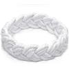 World End Imports Bracciale in Cotone Bianco con Nodo Marinaio Medio Senza Pietre Preziose