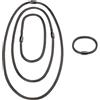BREIL - Soft Set XL - Collana XL, Collana, Girocollo e Bracciale Donna Collezione MAGNETICA SYSTEM TJ2842 - Trasformabili e Abbinabili ad Altri Elementi della Collezione - in Maglia d'Acciaio IP Black