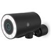 Nedis WIFICO41CBK | Telecamera Wi-Fi 6 da esterno 4K UHD | Rilevamento umano AI | Visione notturna a colori | Sirena e faretto integrati | Audio bidirezionale | IP65 | Nera