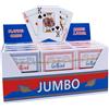 GOTHINK 12 Mazzi di Carte da Gioco Giganti - 6 Rosso & 6 Blu, Giant Playing Cards, Carte Poker Ideali per Texas Hold'em, Blackjack, Bridge e Giochi in Famiglia