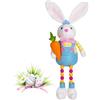 XIMEY Coniglio Peluche, Peluche Coniglietto Pasquale, Coniglietto Pasquale Decorazione, Regalo Pasqua per Ragazze e Ragazzi, per i Giochi e le Coccole (Ravanello)