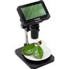 Technaxx Microscopio Digitale con Ingrandimento 50x, Display IPS da 4,3 Pollici, 8 LED, Registrazione Foto&Video, Connessione USB per PC, Microscopio Portatile per Monete, Elettronica, Piante - TX-277