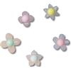 Crocs Iridescent Flowers - Confezione da 5 ciondoli per scarpe, multicolore, multicolore, taglia unica