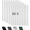 OIOYLEY 50x Clip di Fissaggio per Frangivista PVC, Clip di Fissaggio per Strisce, Clip di Fissaggio per Recinzione, Clip in Plastica per panno Protettivo Recinzione da Giardino (Trasparente, 50 Pezzi)