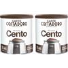 CAFFE' COSTADORO Costadoro Cento Macinato per Moka e Filtro, 100% Arabica dal Gusto Dolce ed Equilibrato, 2 Latte Richiudibili da 250 gr Cad, Qualità Superiore Made in Italy