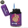 TOBALIQ ' MY FUCKING LIGHTER ' JET TURBO FLAME | ACCENDINO COLOR VIOLA CON TURBO JET FIAMMA ANTIVENTO