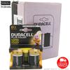 DURACELL BATTERIE D2 PLUS POWER TORCIA ALCALINE 1,5V - BOX COMPLETO 10 BLISTER IN TOTALE 20 BATTERIE
