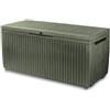 Keter Baule in Resina Springwood con Ruote cm.123x53,5 h.57 colore Verde