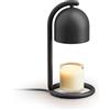 SwitchBot Lampada Scalda Candela Intelligente con Timer e Dimmer, Scaldacera per Candele Compatibile Matter per Apple Home e Alexa, Lampada Profumata per Regalo di Inaugurazione della Casa, Nero
