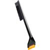 Fiskars Solid Spazzola e Raschietto per Ghiaccio, Lunghezza: 47 cm | Raschietto con Bordo Duro e Morbido, con Parti Sostituibili, 1078496