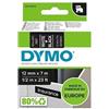 GielleService NASTRO ORIGINALE DYMO LETRATAG S0720610 D1 45021 Larghezza 12MM 7MT DYR-45021