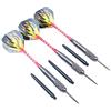 POFET - Set di freccette in acciaio al tungsteno, 26 g, con alberi in alluminio