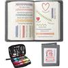 nplaseta Libro da ricamo fai da te,set di motivi di ricamo fai da te,set di ricamo per adulti,kit cucito Libri di Ricamo Appassionati di Artigianato,Modelli con strumenti e istruzioni,kit ricamo principianti