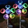 Fohil Lampade Solari da Giardino, 2 Pezzi Luci Solari Fiore LED, Luce Solare Esterno Decorazione da Giardino Impermeabile Decorazioni di Giardino, Prato, Natale Regali di Compleanno Per le Donne