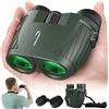 Aurosports Aurosports - Binocolo compatto 15 x 25 per adulti e bambini, ad alta potenza, per bird watching, facile da mettere a fuoco, piccolo binocolo con scarsa visibilità per viaggi, campeggio,