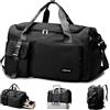 YOUYIKE Borsone da Viaggio da Uomo e Donna, Borsa da Viaggio Pieghevole, 42L Borsa Sportiva Grande con Scomparto per Scarpe, Scomparto Umido, Impermeabile, per Sport Nuoto Viaggi