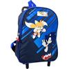 Mybagstory - Zaino con Ruote Sonic per Ragazzo - Trolley Blu per Scuola Primaria - Bambino - 32 cm - Spalline Regolabili - Idea Regalo