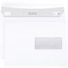 Calligraphe (gamma per corrispondenza Clairefontaine) 699C - Scatola da 500 Buste Bianche C5-162x229mm - Autoadesive - 80g/m² - Finestra Carta Cristal de 45x100 (posizione 62/20)