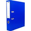Raylu Paper - Raccoglitore con anelli, raccoglitore a dorso largo 75 mm, raccoglitori per ufficio a 2 anelli con leva di apertura morbida e porta carte personalizzabili. (A4, Blu)