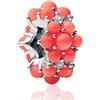 Amuefer 925 Argento Puro Charms Estate Viaggio Marittimo Perla Pendente, Balene E Delfini Pendente, Braccialetto Femminile Charms Perla Collana Pendente Regalo Di Viaggio Per La Famiglia Agli Amici