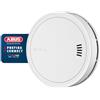 ABUS Rilevatore di Fumo Radio Prefira Connect - Rilevatore di fumo Q-Label con batteria 10 anni, collegabile in rete, riduzione falsi allarmi, montaggio adesivo e supporto magnetico