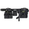AWP Carpenter Tool Rig con maniglie per il trasporto, cintura per attrezzi premium, cintura imbottita in rete aerea adatta a vita fino a 50 pollici