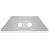MARTOR 10 x Lama trapezoidale, Lama di ricambio per Cutter, Coltello di sicurezza, 19 mm, affilato, in Erogatore, utilizzabile in 2 volte, n. 160099