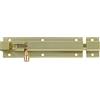 Amig - Perno di sovrapposizione per porte Mod.501 - Chiusura di sicurezza per chiusura orizzontale o verticale - in alluminio con finitura oro - Dimensioni: 250 x 40 mm - Include tirafondi
