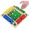 Starvortex Shut the Box Game per 4 Giocatori, Giochi di Dadi Colorati, Gioco da Tavolo in Legno di Alta Qualità, Divertente Gioco Chiudi la Scatola, Puzzle in Legno con 8 Dadi, Gioco da Tavolo Educat
