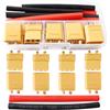 Lyeteung 5 Pairs XT90 Connettore, XT90 Maschio Femmina Battery Connettore con Guaina Termorestringente, per Batteria Lipo, Giallo
