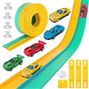 HBSFBH Piste Macchinine per Bambini, Pista Flessibile Macchinine, Pista Macchine Flessibile, Pista da corsa per auto, Giocattolo Piste da Corsa, Car Track, Piste Car Wheels, Regalo per Bambino e Bambine