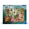 Ravensburger Puzzle 2D 1000 elementów: Szopa ogrodowa, Nowy design