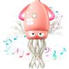 MACALOCA Dancing Octopus Toy, divertente pulpo elettrico danzante giocattolo con LED e musica, Creativo pazzo 8 gambe azione polpo strisciante per sollievo dello stress e bambini (Rosa)