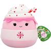 Squishmallows Originale Ethel del cacao caldo rosa 19 cm - Peluche ufficiale Jazwares ultra morbido